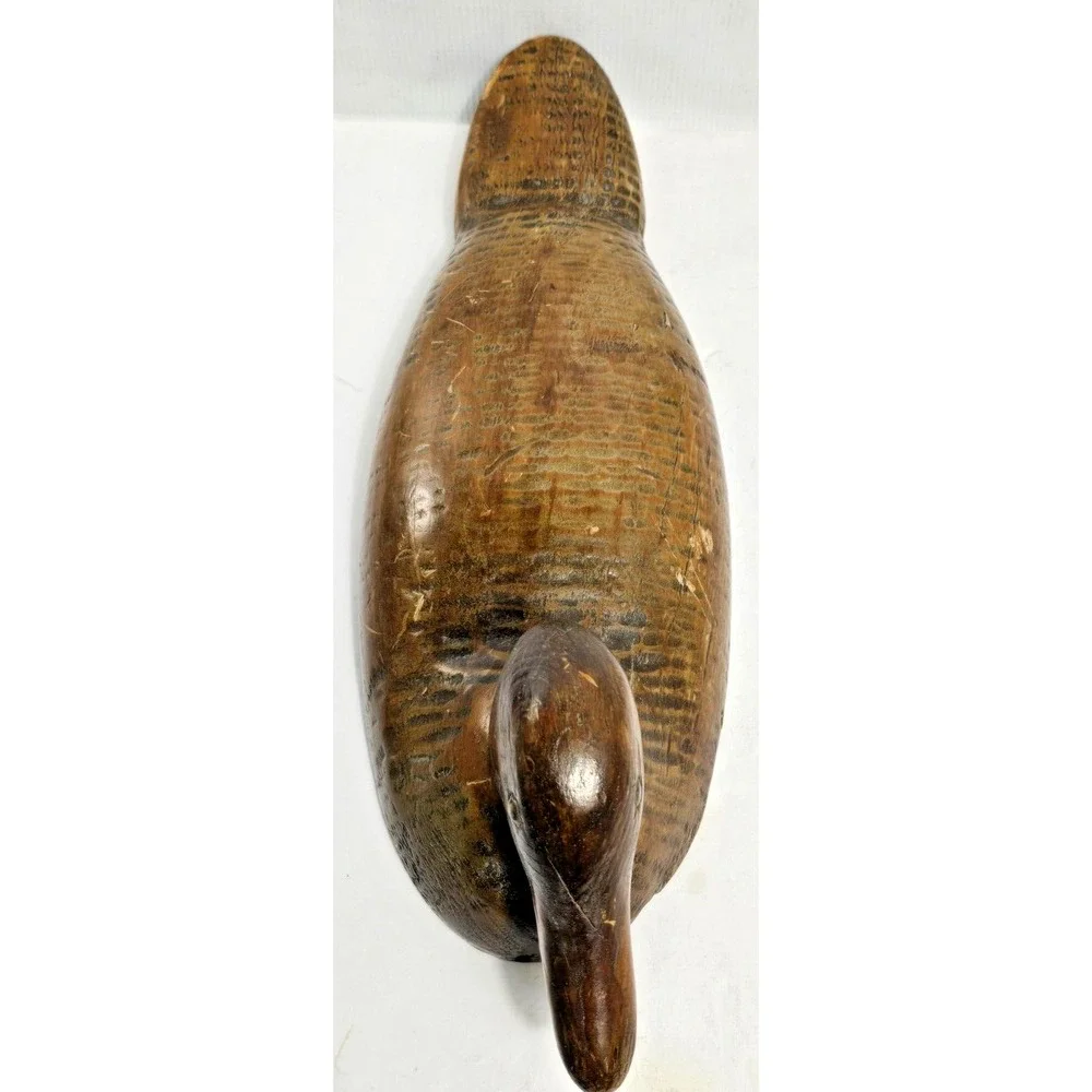 Vintage/Antique Wood Duck Decoy Hunting Float 15